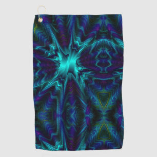 Serviette De Golf Conception Bleu Cobalt 