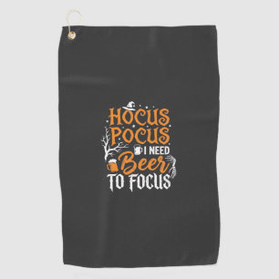 Serviette De Golf Conception de bière Hocus Pocus Halloween_1
