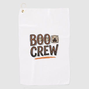 Serviette De Golf Conception de chemise de gravure Halloween vintage