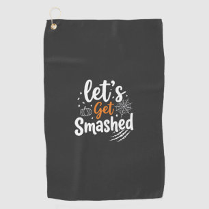 Serviette De Golf Conception de fête Halloween dévastée