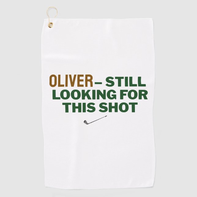 Serviette De Golf Conception de la fête des pères de golf Papa toujo (Devant)
