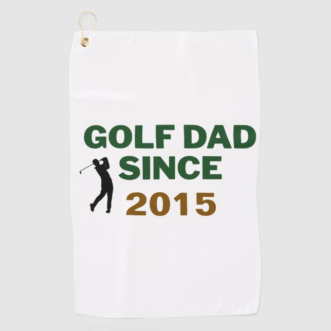 Serviette De Golf Conception de la fête des pères Golf Papa depuis l (Devant)