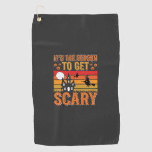 Serviette De Golf Conception de Maison Hantée Sorcière Halloween Eff