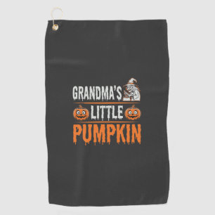 Serviette De Golf Conception de sorcière d'Halloween de petit citrou