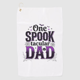Serviette De Golf Conception de vecteur vintage Halloween de papa Sp