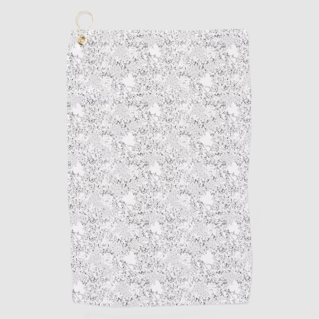 Serviette De Golf Conception du langage Trois (Devant)
