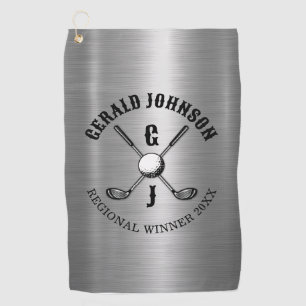 Serviette De Golf Conception minimaliste Élégante Personnalisée de M