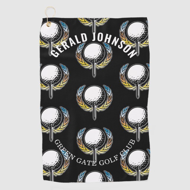 Serviette De Golf Conception minimaliste et élégante personnalisée (Devant)