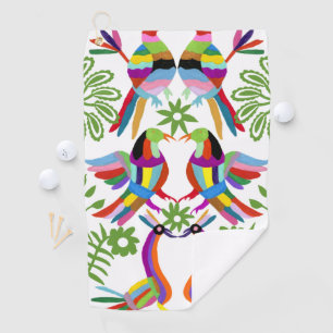 Serviette De Golf Conception Otomi moderne III