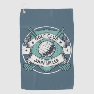 Serviette De Golf Conception personnalisée du nom du club de golf