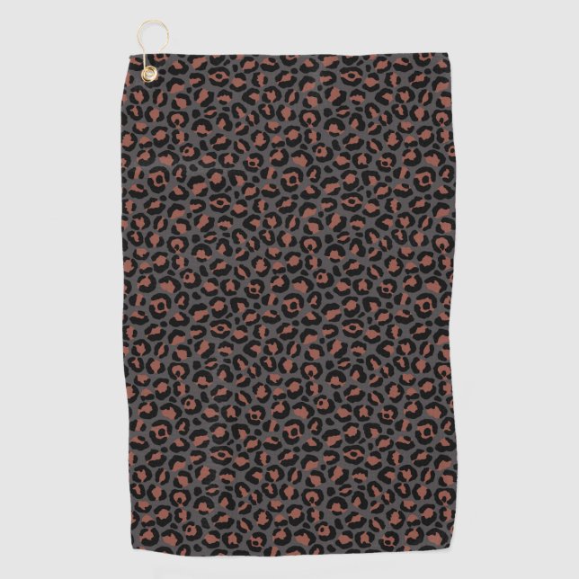 Serviette De Golf Conception Série Classique Léopard 2   (Devant)