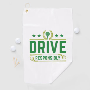 Serviette De Golf Conduire de manière responsable