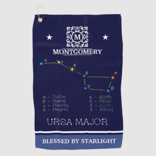 Serviette De Golf Constellation Ursa major