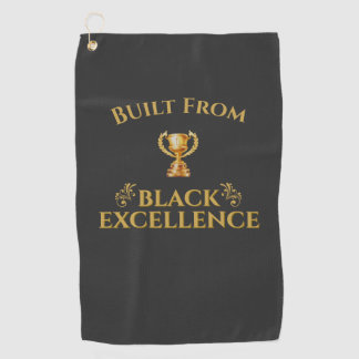 Serviette De Golf Construit sur l'héritage de l'excellence noire