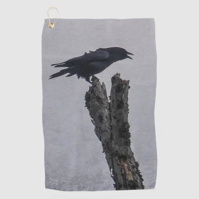 Serviette De Golf Corneille (Devant)