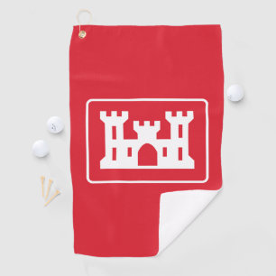 Serviette De Golf Corps des ingénieurs américains DOD Military