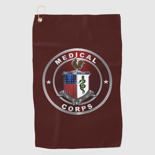 Serviette De Golf Corps Médicale (Devant)