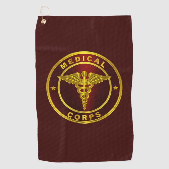 Serviette De Golf Corps Médicale (Devant)