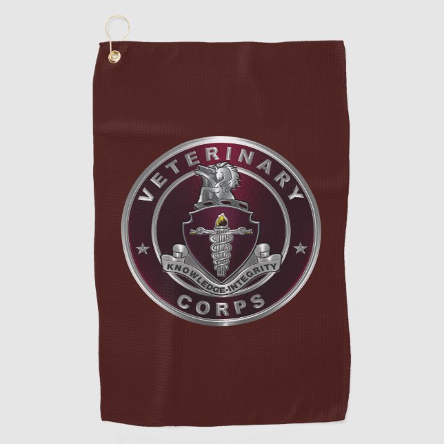 Serviette De Golf Corps vétérinaire (Devant)