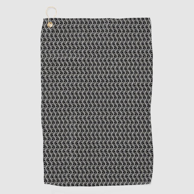 Serviette De Golf Cotte de mailles Armure Médiévale (Devant)