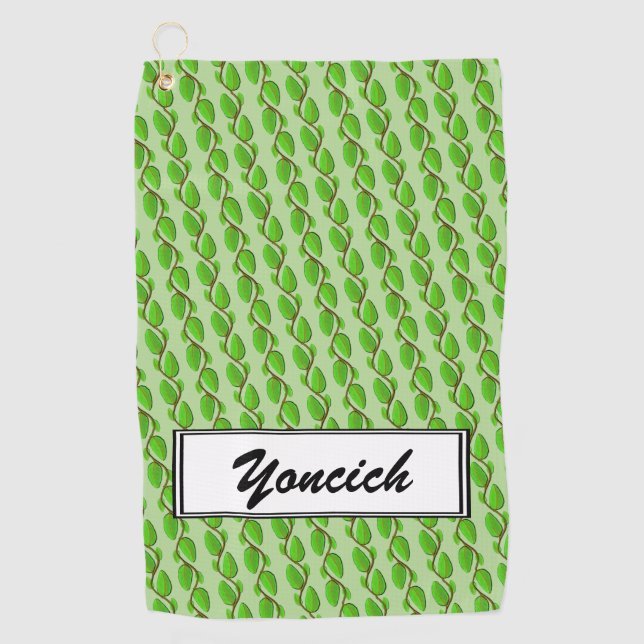 Serviette De Golf Couche de Feuilles par Kenneth Yoncich (Devant)