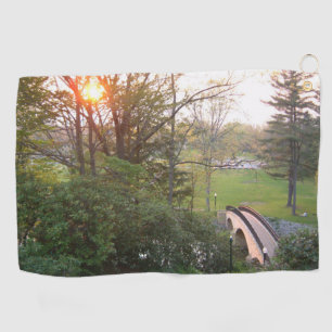 Serviette De Golf Coucher de soleil au Rainbow Bridge à Grove City C