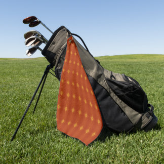 Serviette De Golf Coucher de soleil en terre cuite