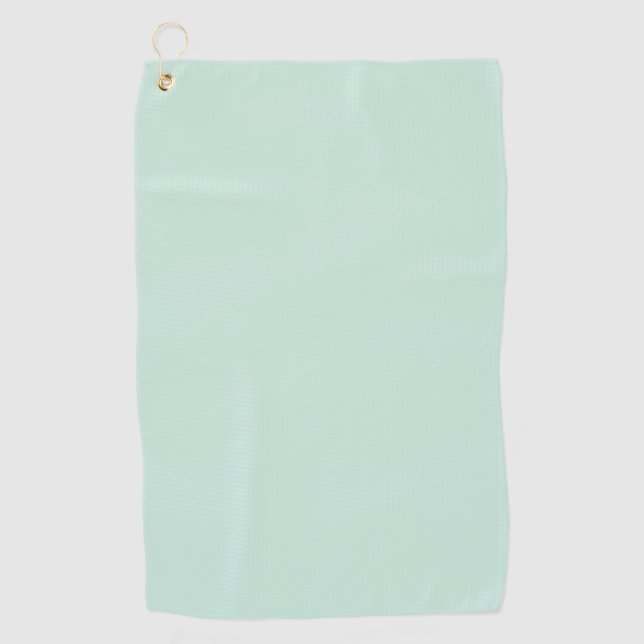Serviette De Golf Couleur solide bleue de l'oeuf de canard (Devant)
