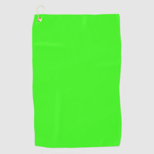 Serviette De Golf Couleur solide verte néon