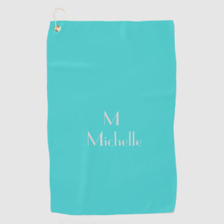Serviette De Golf Couleur turquoise