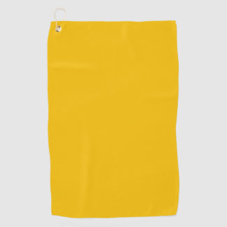 Serviette De Golf Couleur uni jaune soleil