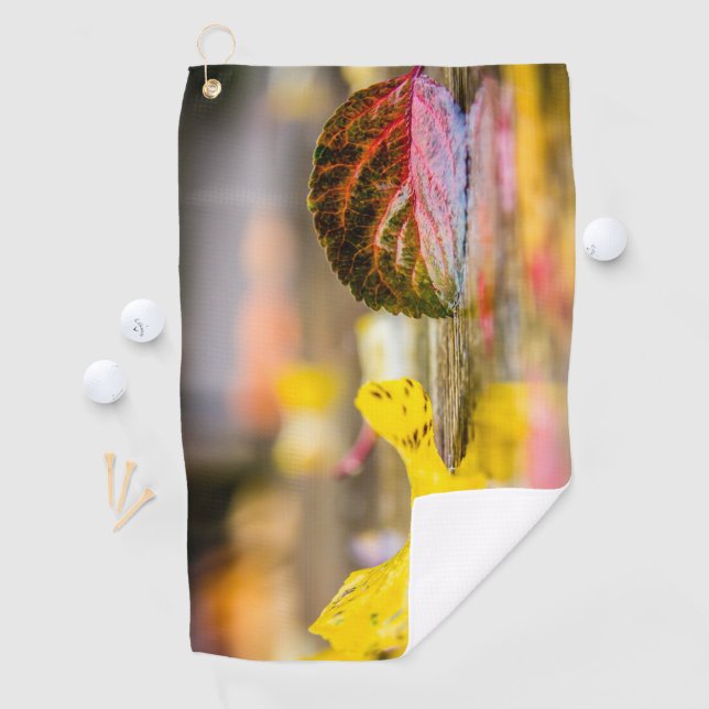 Serviette De Golf Couleurs d'automne (En situation)
