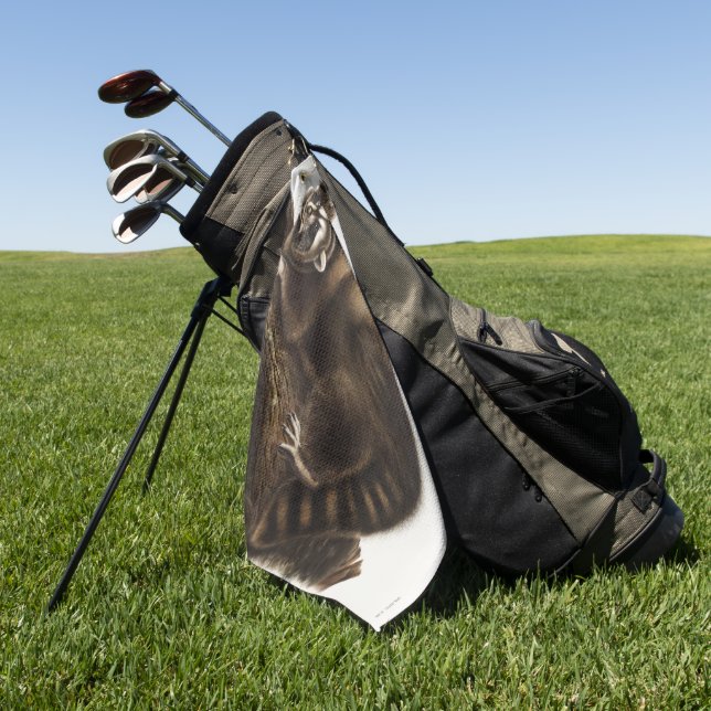 Serviette De Golf Coutume Raccoon Camping Gear Kids Salle Déco