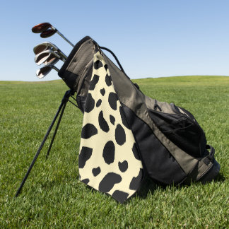 Serviette De Golf Cow Animal Skin Colour Pattern Design 