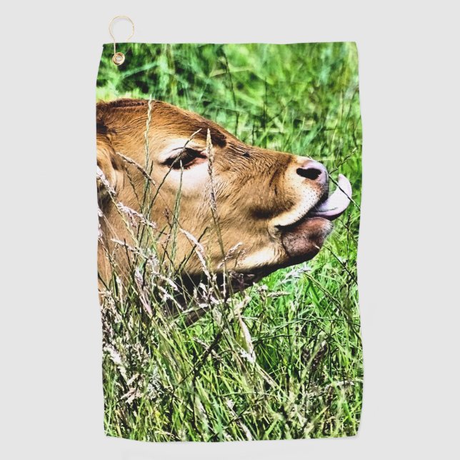 Serviette De Golf COW Cute (Devant)