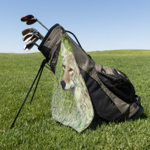 Serviette De Golf Coyote animal sauvage
