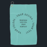Serviette De Golf Create Your Own<br><div class="desc">Create your own custom party,  baby shower,  wedding and event favors,  custom color craft supplies,  personalized gifts for any occasion,  fun stuff and more. Visit Atomic Babies on Zazzle to view our entire collection.</div>