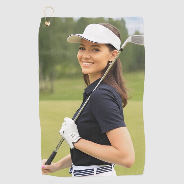 Serviette De Golf Create your Own Photo (Devant)