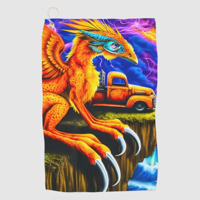 Serviette De Golf Créature (Devant)