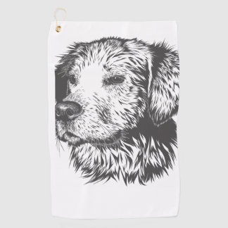 Serviette De Golf Créez Votre Propre Chien de Compagnie Personnalisé