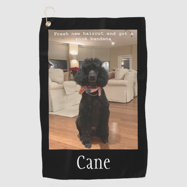 Serviette De Golf Créez votre propre chien Photo Personnalisée Pet G (Devant)