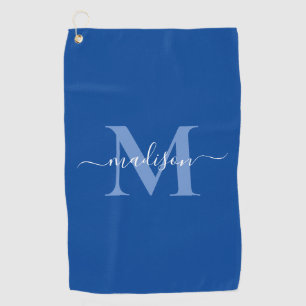 Serviette De Golf Créez votre propre monogramme personnalisé