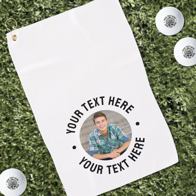 Serviette De Golf Créez votre propre photo (Create your Own Photo Golf Towel )