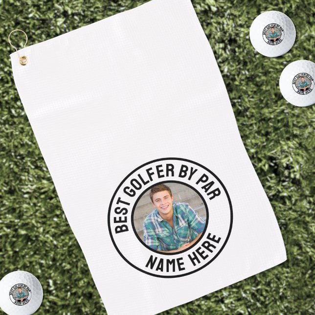 Serviette De Golf Créez votre propre photo (Create your Own Photo Golf Balls)