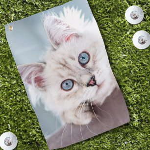 Serviette De Golf Créez votre propre photo d'animal de compagnie