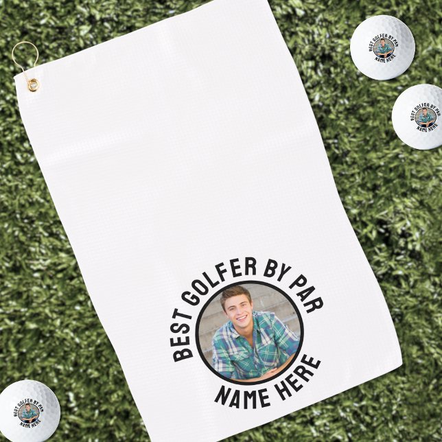 Serviette De Golf Créez Votre Propre Photo de Golfeur (Create your Own Photo Golf Towel)