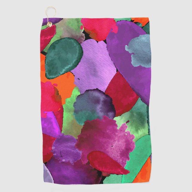 Serviette De Golf Crête de couleur (Devant)