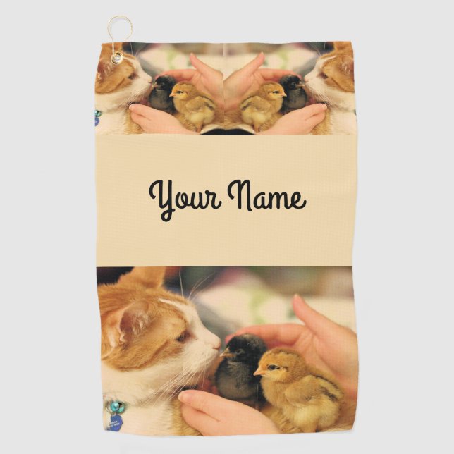 Serviette De Golf Cubes (Devant)