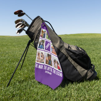 Serviette De Golf Custom Grand-pa l'homme mythe légende 8 Photo Coll