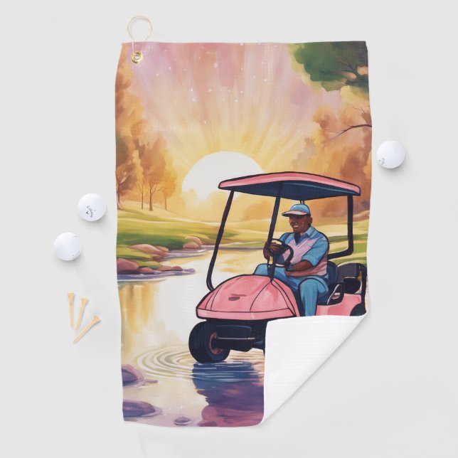 Serviette De Golf Cute (En situation)